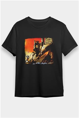 Diamond Head Baskılı Unisex Siyah Tişört