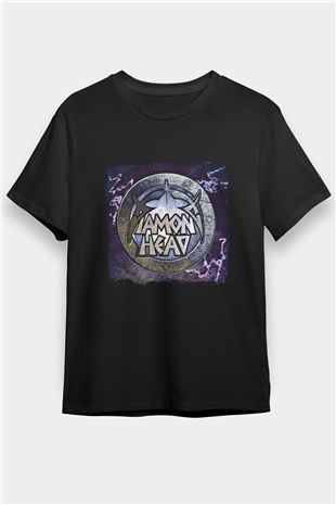 Diamond Head Baskılı Unisex Siyah Tişört