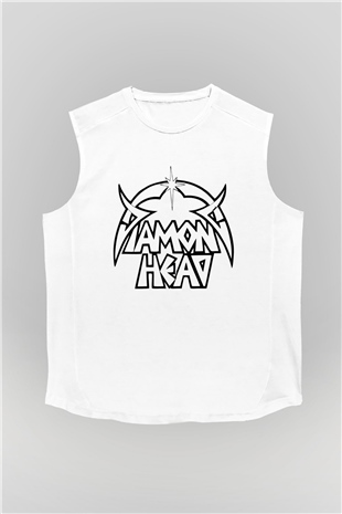 Diamond Head Beyaz Unisex Kolsuz Tişört