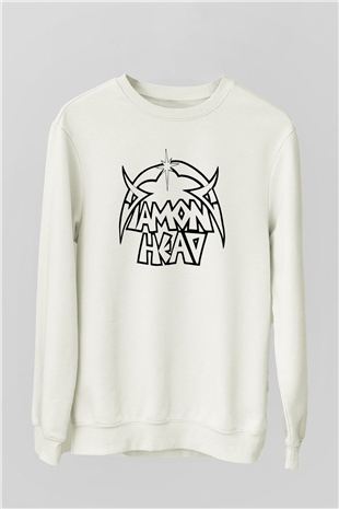 Diamond Head Beyaz Unisex Sweatshirt