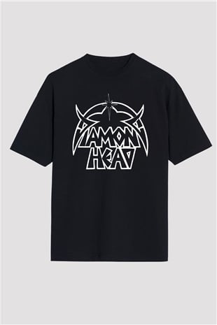 Diamond Head Siyah Unisex Oversize Tişört T-Shirt