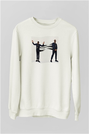 Diddy Beyaz Unisex Sweatshirt