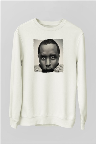 Diddy Beyaz Unisex Sweatshirt