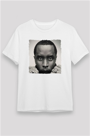 Diddy Beyaz Unisex Tişört T-Shirt - TişörtFabrikası