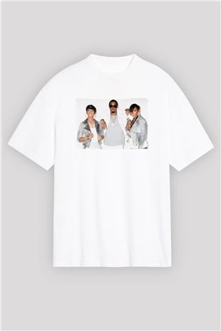 Diddy Beyaz Oversize Tişört Oversize T-shirt - TişörtFabrikası
