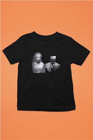 Die Antwoord Baskılı Unisex Siyah Çocuk Tişört - Tshirt