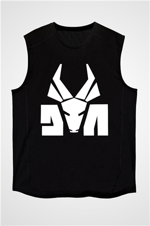 Die Antwoord Baskılı Unisex Siyah Kolsuz Tişört - Tshirt