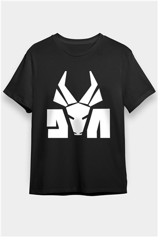 Die Antwoord Baskılı Unisex Siyah Tişört - Tshirt