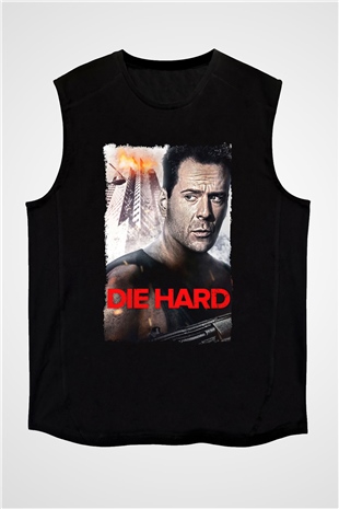Die Hard Beyaz Unisex Kolsuz Tişört