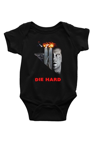 Die Hard Siyah Bebek Body - Zıbın