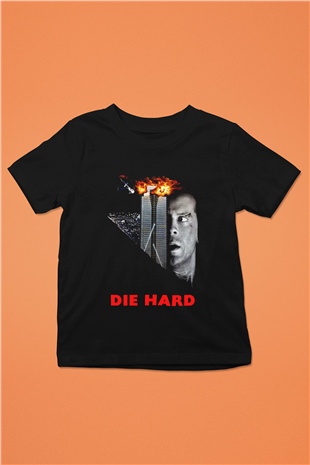 Die Hard Siyah Unisex Çocuk Tişört