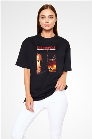 Die Hard Siyah Oversize Tişört Oversize T-shirt