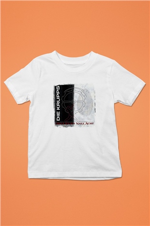 Die Krupps Baskılı Unisex Beyaz Çocuk Tişört