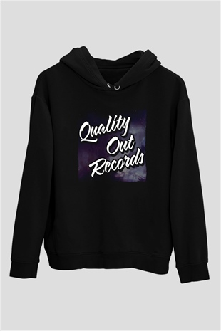 Dillion Francis Siyah Unisex Kapüşonlu Sweatshirt