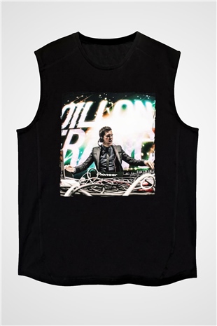 Dillion Francis Siyah Unisex Kolsuz Tişört