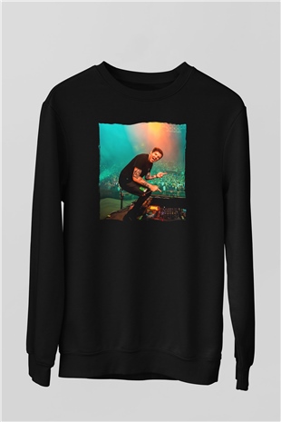 Dillion Francis Siyah Unisex Sweatshirt