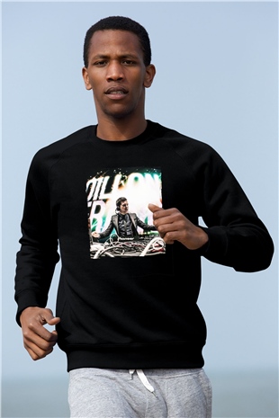 Dillion Francis Siyah Unisex Sweatshirt