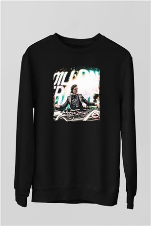 Dillion Francis Siyah Unisex Sweatshirt