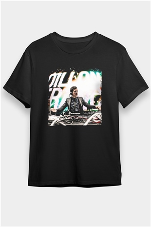 Dillion Francis Siyah Unisex Tişört T-Shirt - TişörtFabrikası