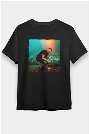 Dillion Francis Siyah Unisex Tişört T-Shirt - TişörtFabrikası
