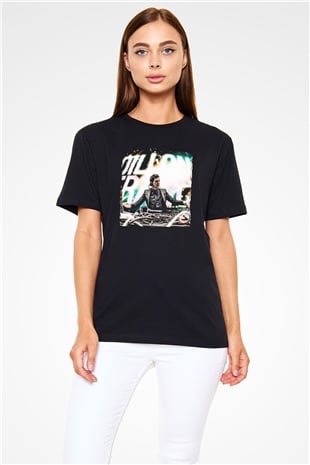 Dillion Francis Siyah Unisex Tişört T-Shirt - TişörtFabrikası