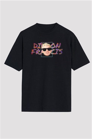 Dillion Francis Siyah Oversize Tişört Oversize T-shirt - TişörtFabrikası