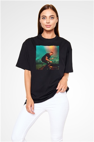 Dillion Francis Siyah Oversize Tişört Oversize T-shirt - TişörtFabrikası