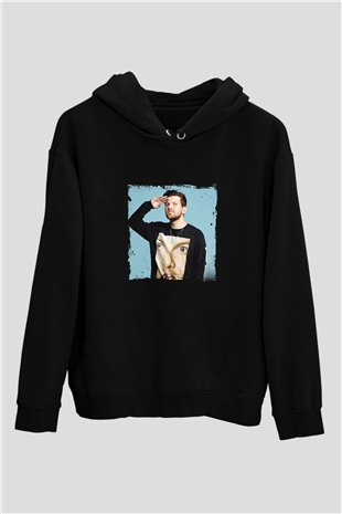 Dillon Francis Baskılı Unisex Siyah Hoodie