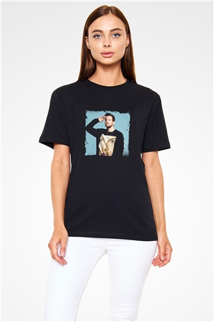 Dillon Francis Baskılı Unisex Siyah Tişört