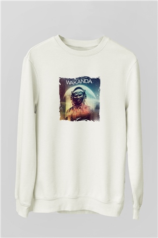 Dimitri Vegas & Like MikeBaskılı Beyaz Sweatshirt