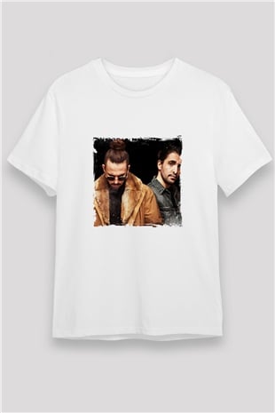 Dimitri Vegas & Like MikeBaskılı Beyaz Tişört