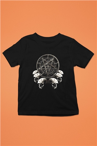Dimmu Borgir Baskılı Unisex Siyah Çocuk Tişört - Tshirt