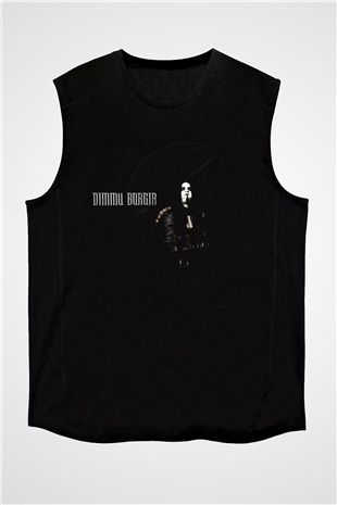 Dimmu Borgir Baskılı Unisex Siyah Kolsuz Tişört - Tshirt