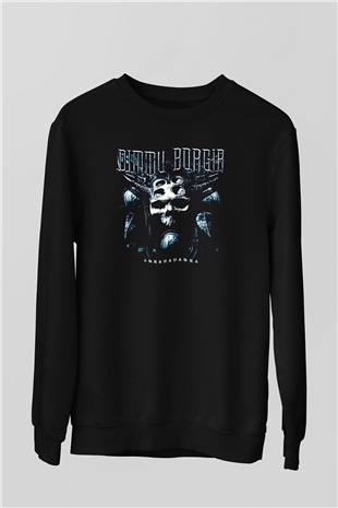 Dimmu Borgir Baskılı Unisex Siyah Sweatshirt