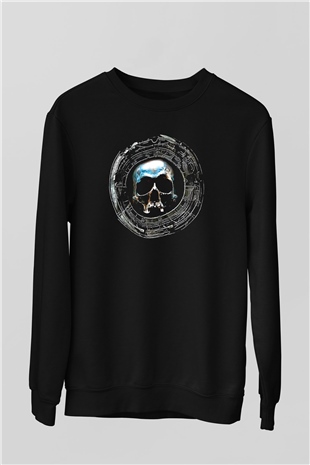 Dimmu Borgir Baskılı Unisex Siyah Sweatshirt