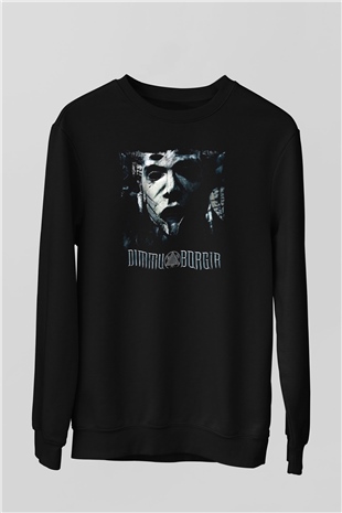 Dimmu Borgir Baskılı Unisex Siyah Sweatshirt