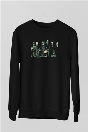 Dimmu Borgir Baskılı Unisex Siyah Sweatshirt