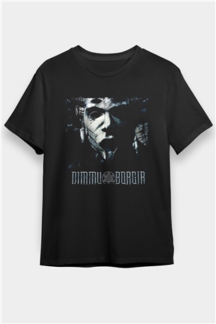 Dimmu Borgir Baskılı Unisex Siyah Tişört - Tshirt