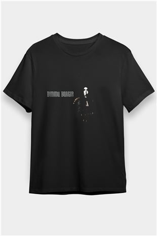 Dimmu Borgir Baskılı Unisex Siyah Tişört - Tshirt