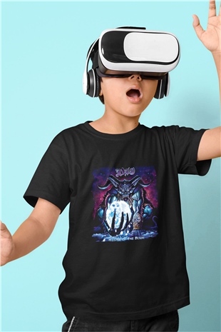 Dio Baskılı Unisex Siyah Çocuk Tişört