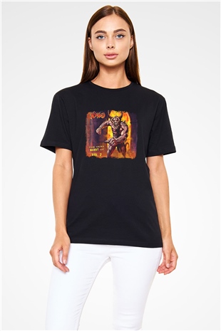 Dio Baskılı Unisex Siyah Tişört