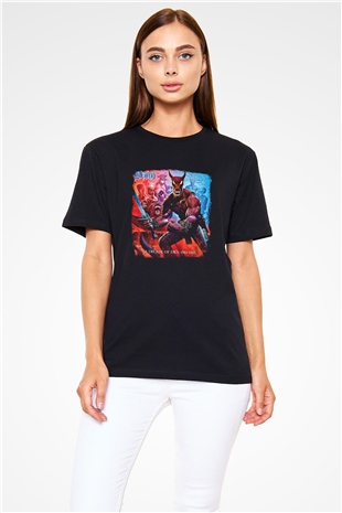 Dio Baskılı Unisex Siyah Tişört