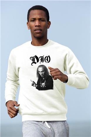 Dio Beyaz Unisex Sweatshirt