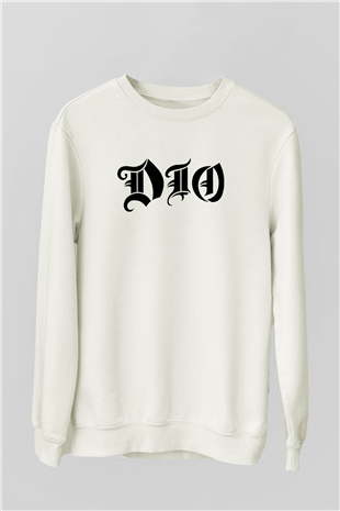 Dio Beyaz Unisex Sweatshirt