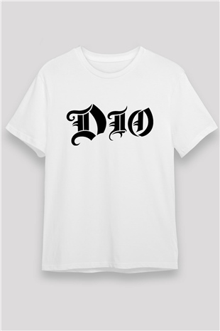 Dio Beyaz Unisex Tişört T-Shirt - TişörtFabrikası