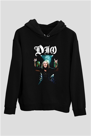 Dio Siyah Unisex Hoodie
