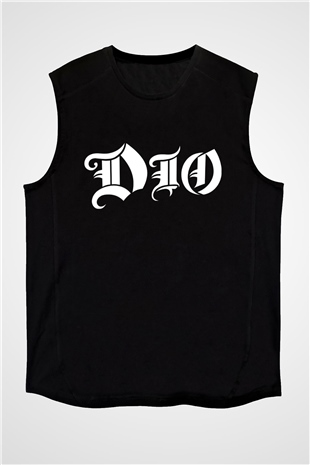 Dio Siyah Unisex Kolsuz Tişört
