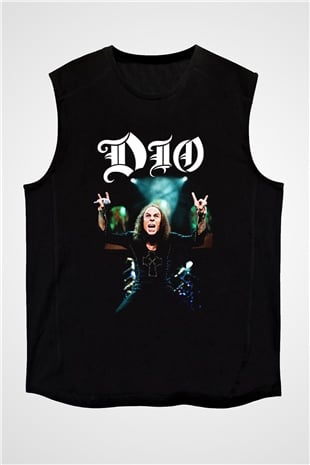 Dio Siyah Unisex Kolsuz Tişört