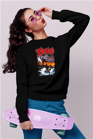 Dio Siyah Unisex Sweatshirt