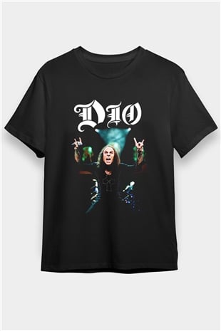 Dio Siyah Unisex Tişört T-Shirt - TişörtFabrikası